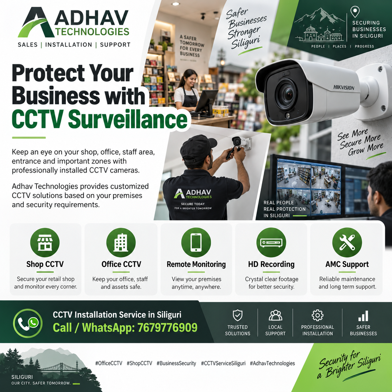 CCTV camera security solution for businesses